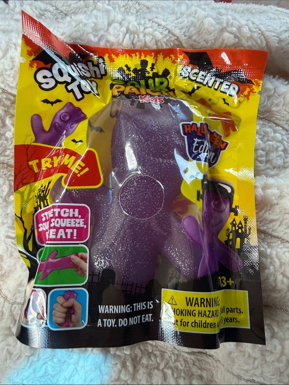Purple Scented Squishy Toy - Halloween Edition